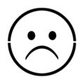 Emoji - Very Sad Stencil