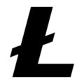 Litecoin Symbol Stencil