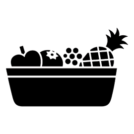 Fruit Basket Stencil
