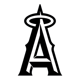 MLB – Los Angeles Angels Logo Stencil