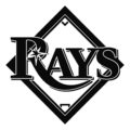MLB - Tampa Bay Rays Logo Stencil