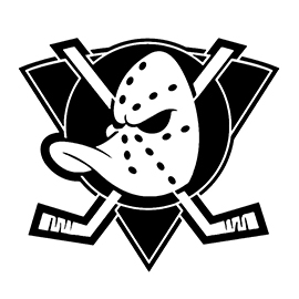 NHL – Anaheim Mighty Ducks Logo Stencil