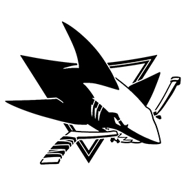 NHL - San Jose Sharks Logo Stencil