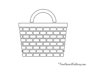 Picnic Basket Stencil | Free Stencil Gallery