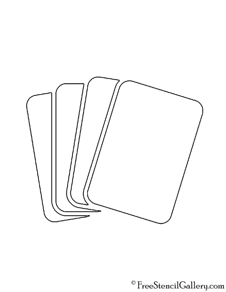 Playing Cards Stencil Free Stencil Gallery