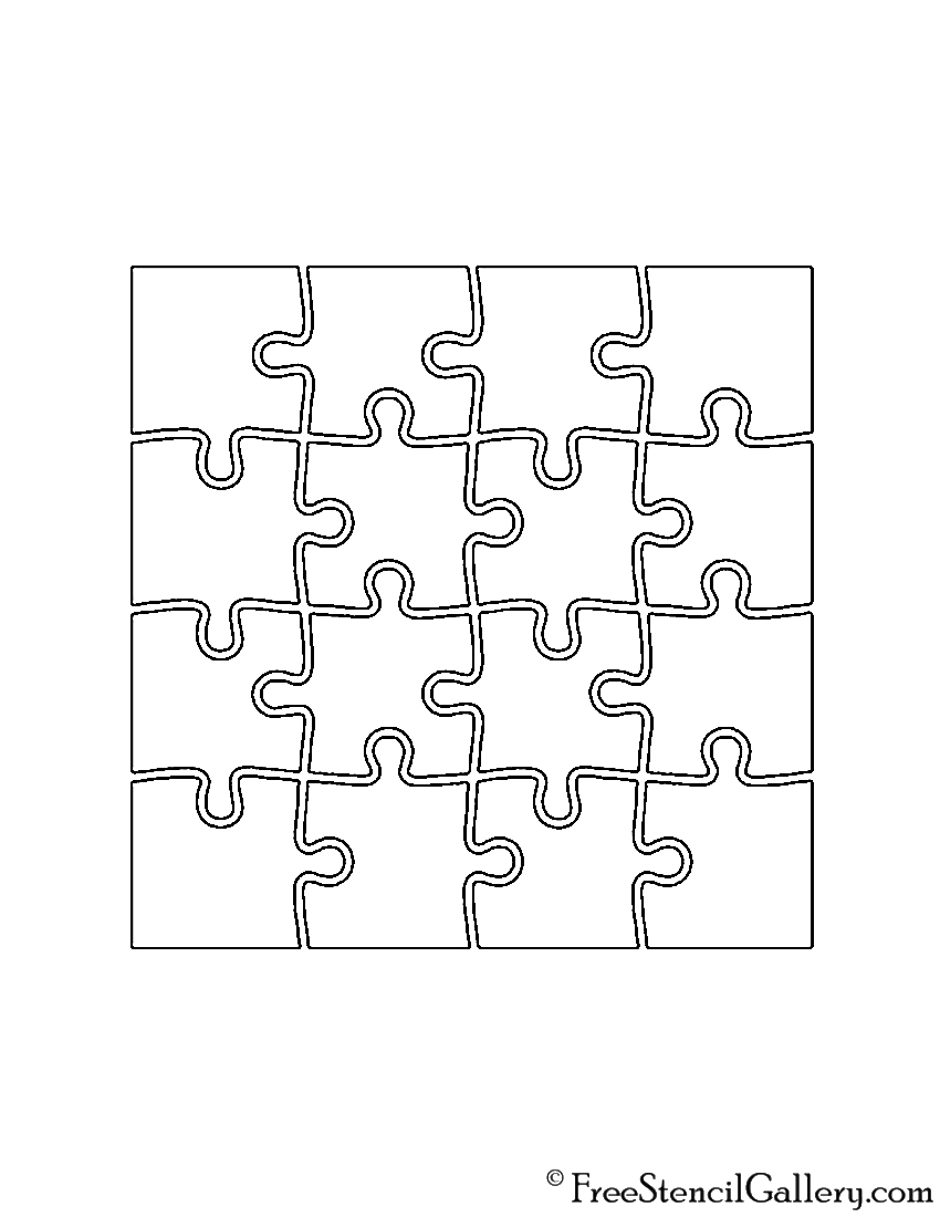 Puzzle Stencil