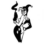 Harley Quinn 01 Stencil