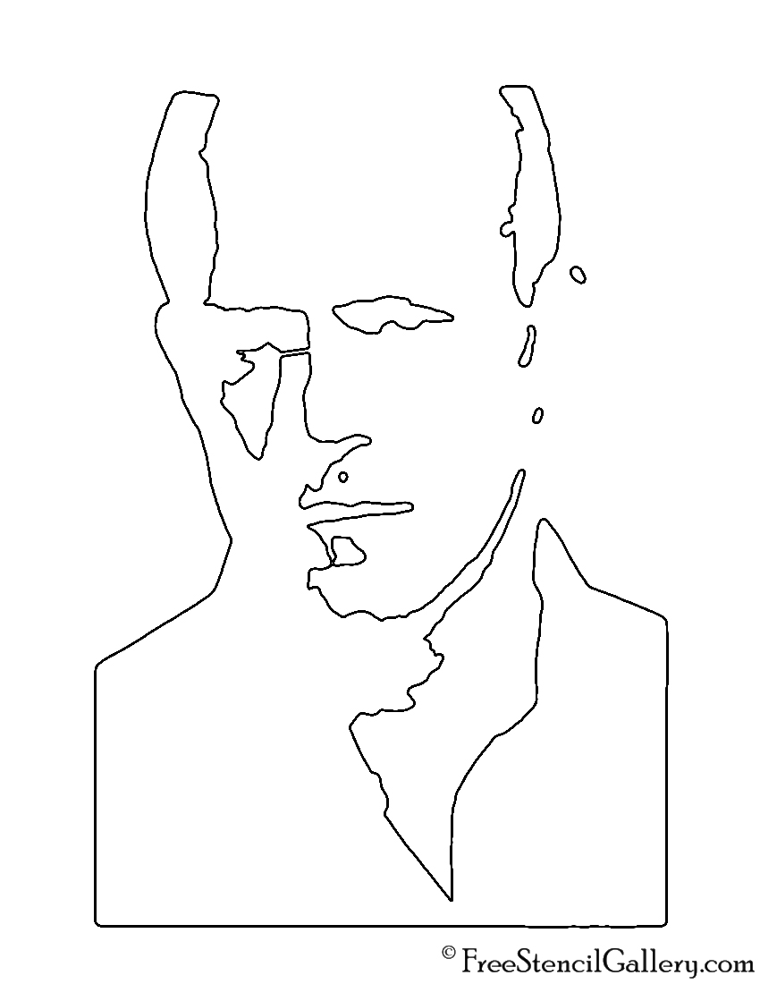 Jason Statham 01 Stencil
