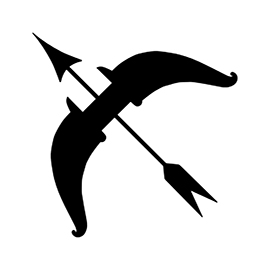 Kid Icarus Bow Symbol Stencil