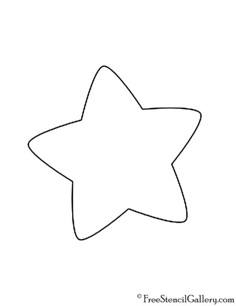 Kirby Warp Star Symbol Stencil | Free Stencil Gallery