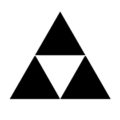 Legend of Zelda Triforce Symbol Stencil