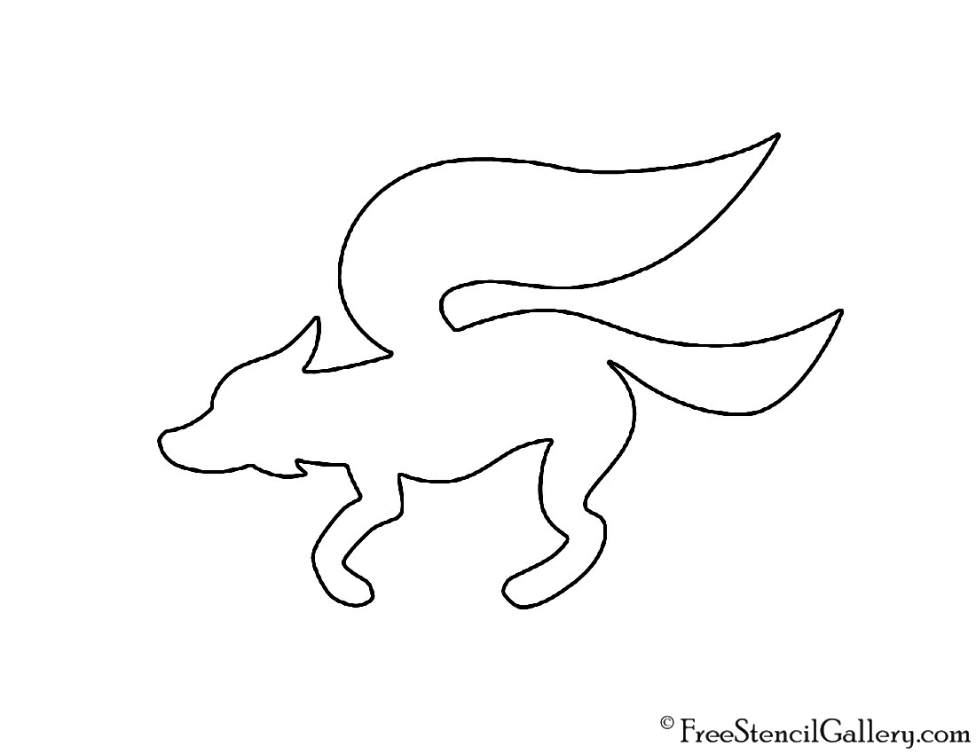 Star Fox Symbol Stencil