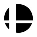 Super Smash Bros Logo Stencil