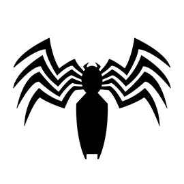 Venom Symbol Stencil