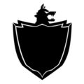 Pokemon Shield Logo Stencil